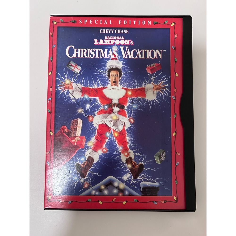Warner Bros National Lampoon's Christmas Vacation DVD Unisex OS Red Good Comedy